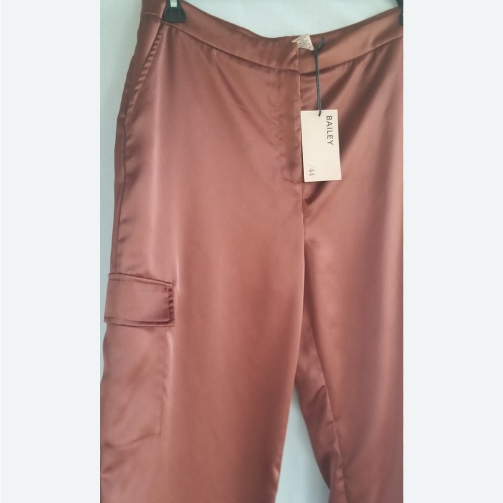 Bailey 44 Satin Trousers - Copper